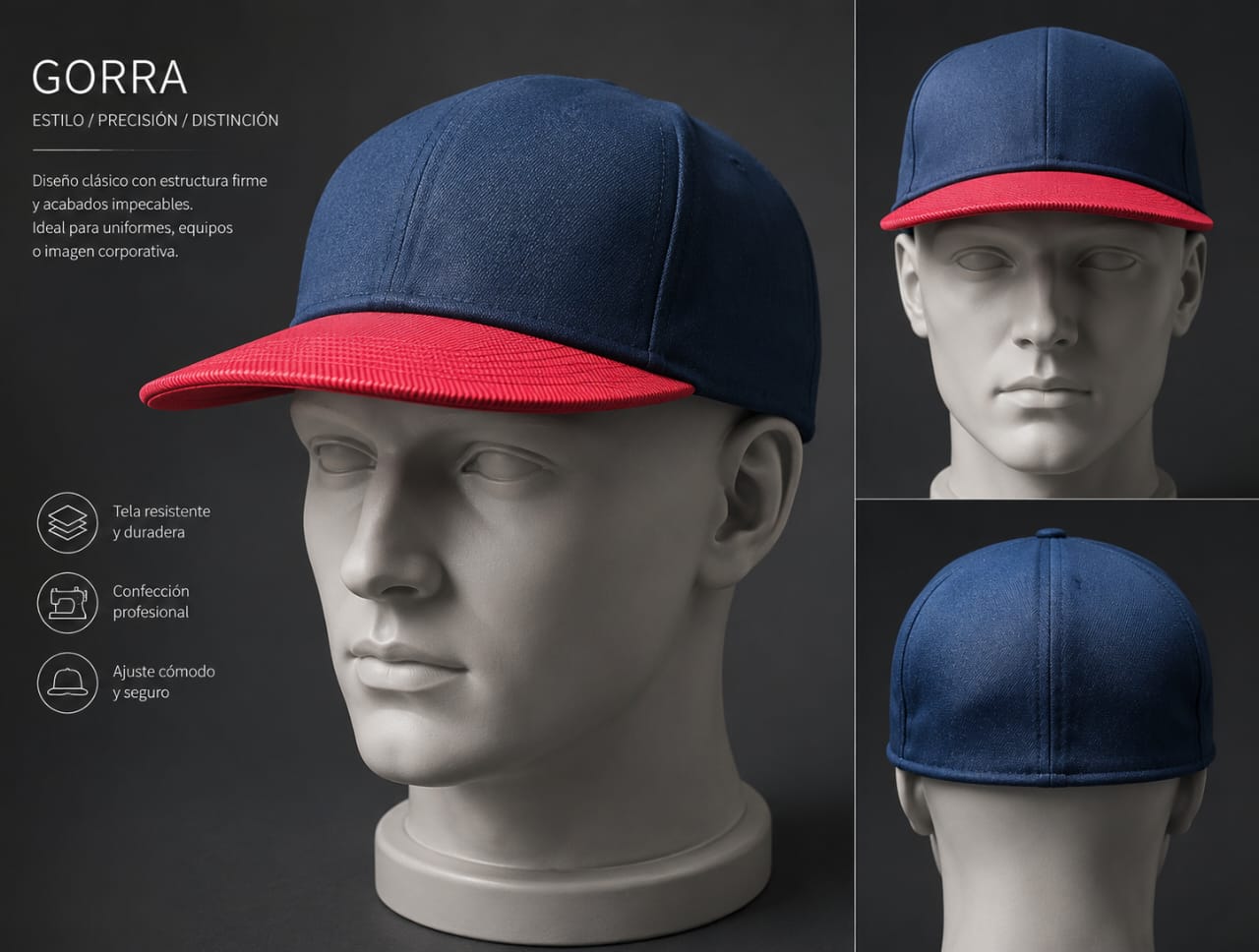 Gorra deportiva personalizada