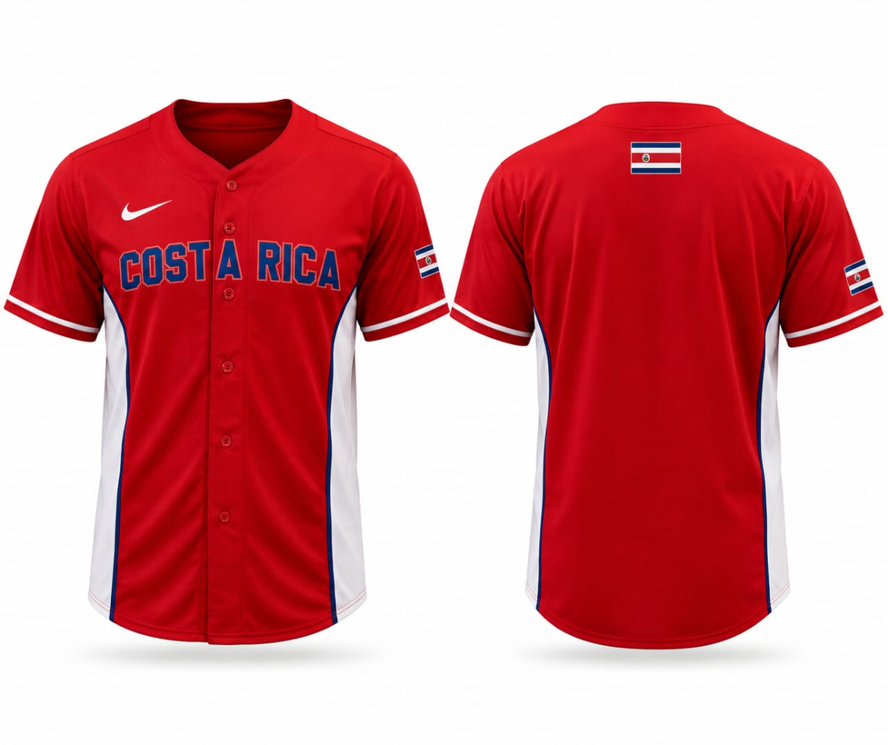 Jersey deportivo personalizado rojo